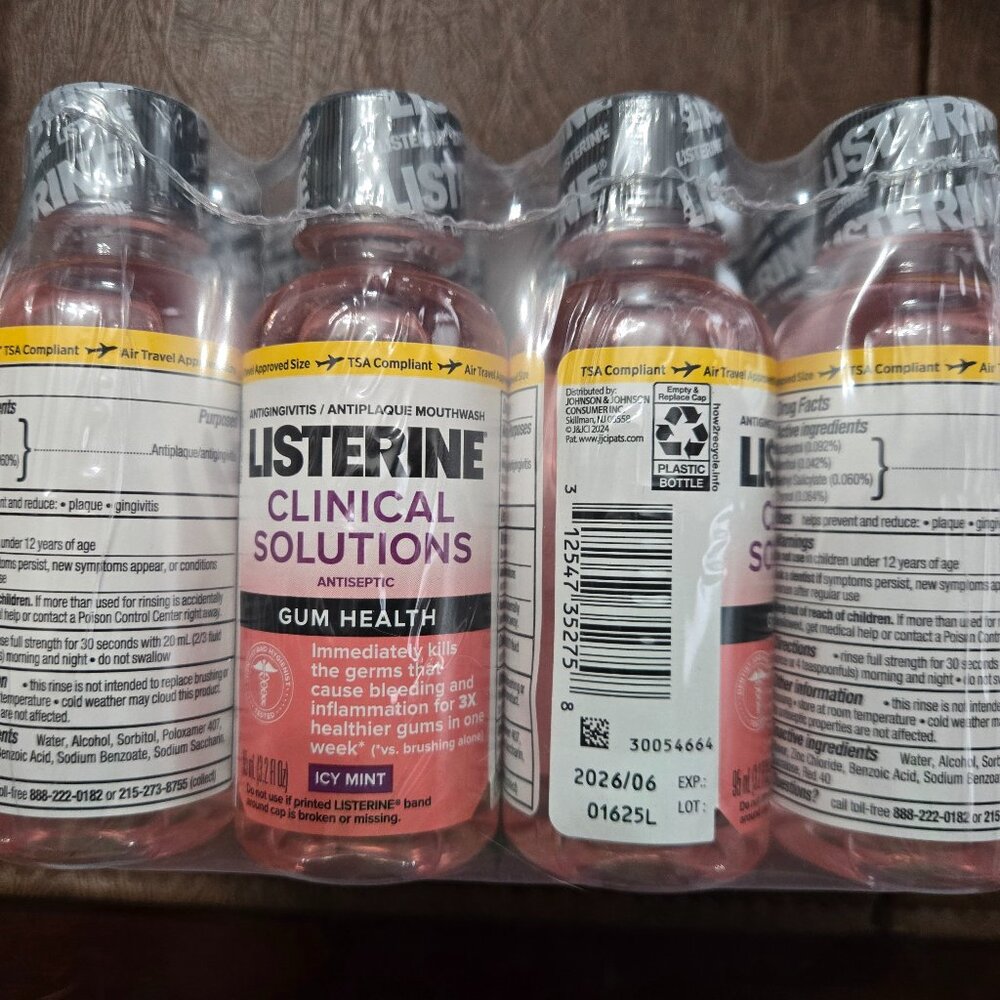 12 pack clinical solutions listerine